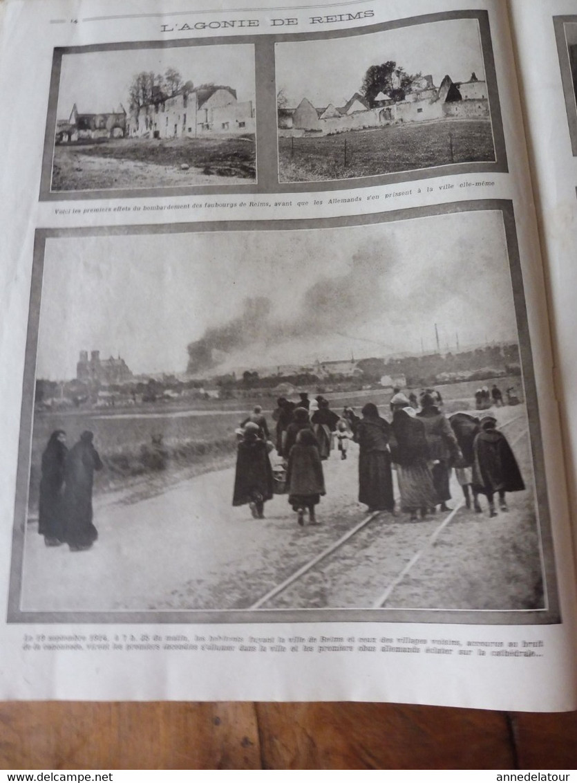 1914 N°7 LE PAYS DE FRANCE- Belgique ; Coxyde; Furnes; Pervyse; Nos goumiers; Meurthe-et-Moselle; Pont-Ste-Maxence; Etc