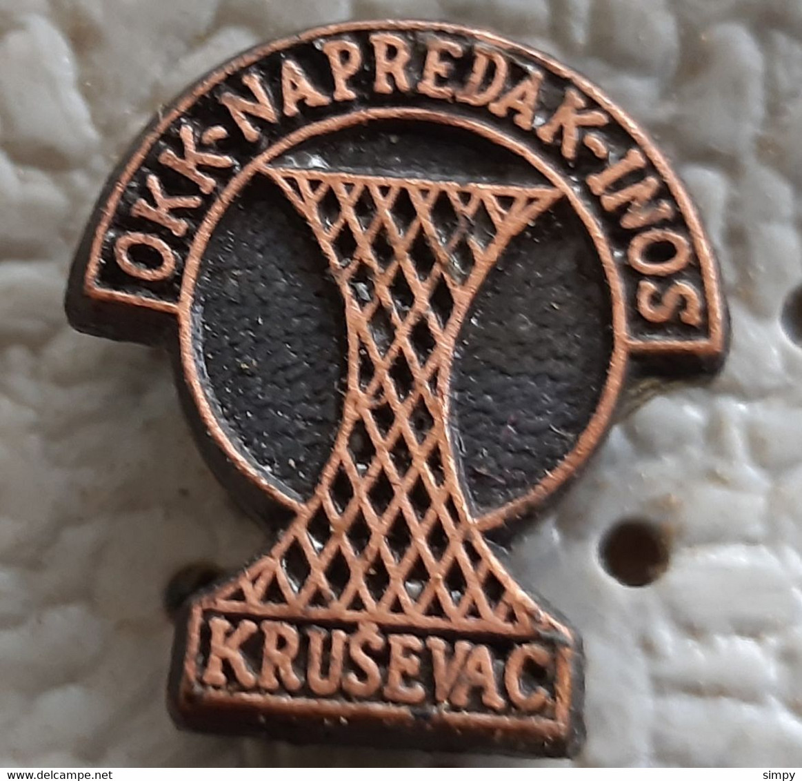 Basketball Club OKK Napredak Inos Krusevac Serbia Ex Yugoslavia Pin - Basketball