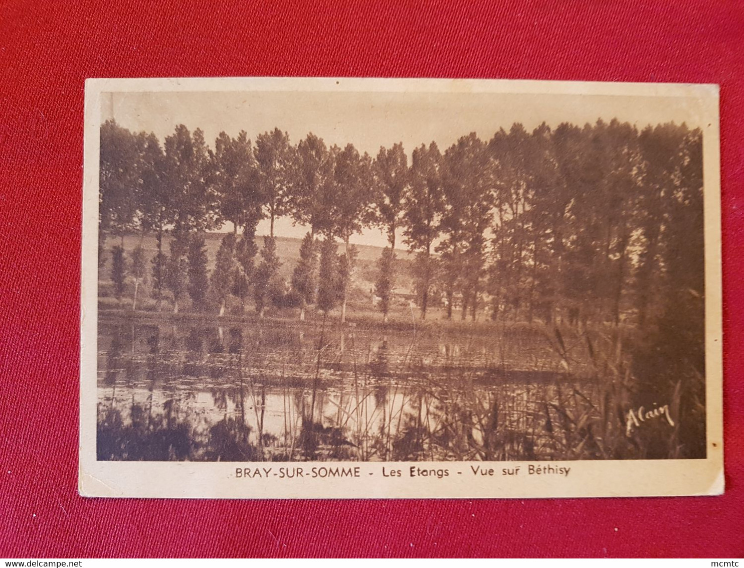 CPA  -   Bray Sur Somme - Les Etangs - Vue Sur Béthisy - Bray Sur Somme