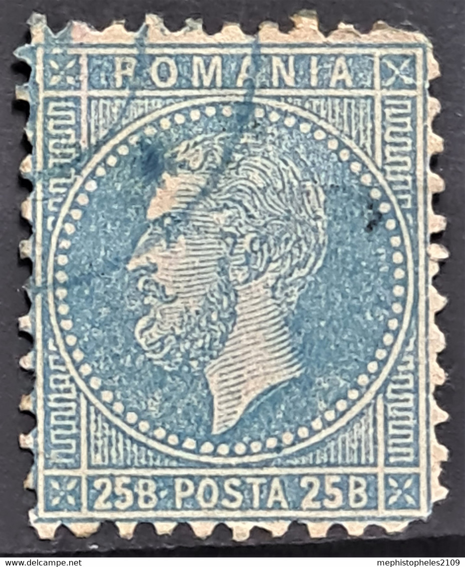 ROMANIA 1879 - Canceled - Sc# 71 - 25b - 1858-1880 Fürstentum Moldau