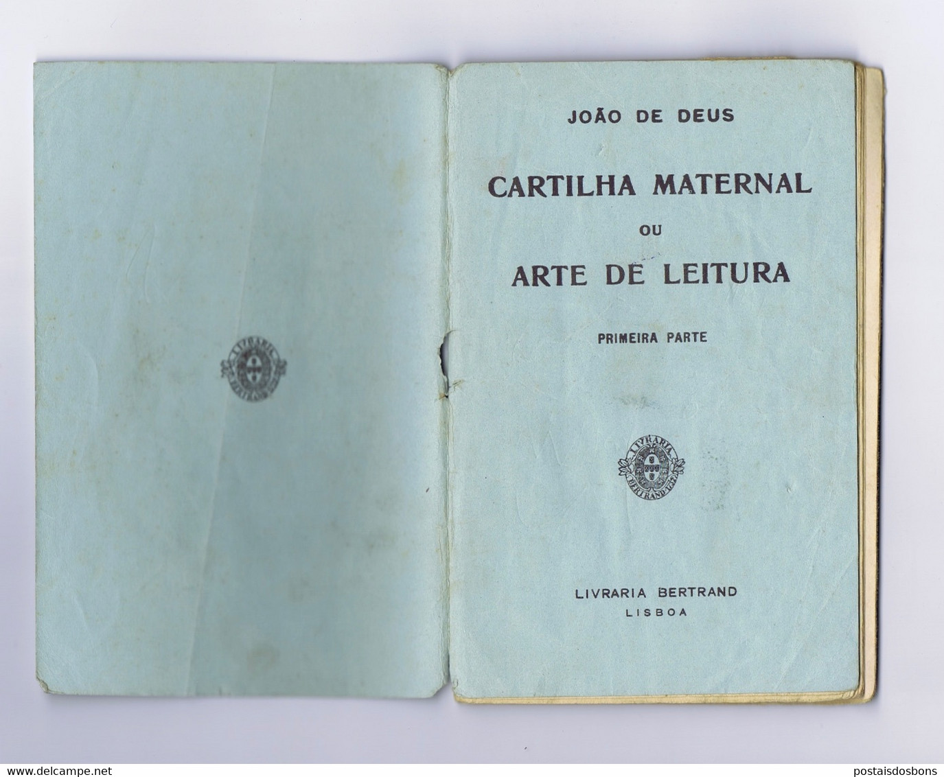 M1 A) Portugal João De Deus CARTILHA MATERNAL OU ARTE DE LEITURA 1ª Parte Ed. Livraria Bertrand - Escolares