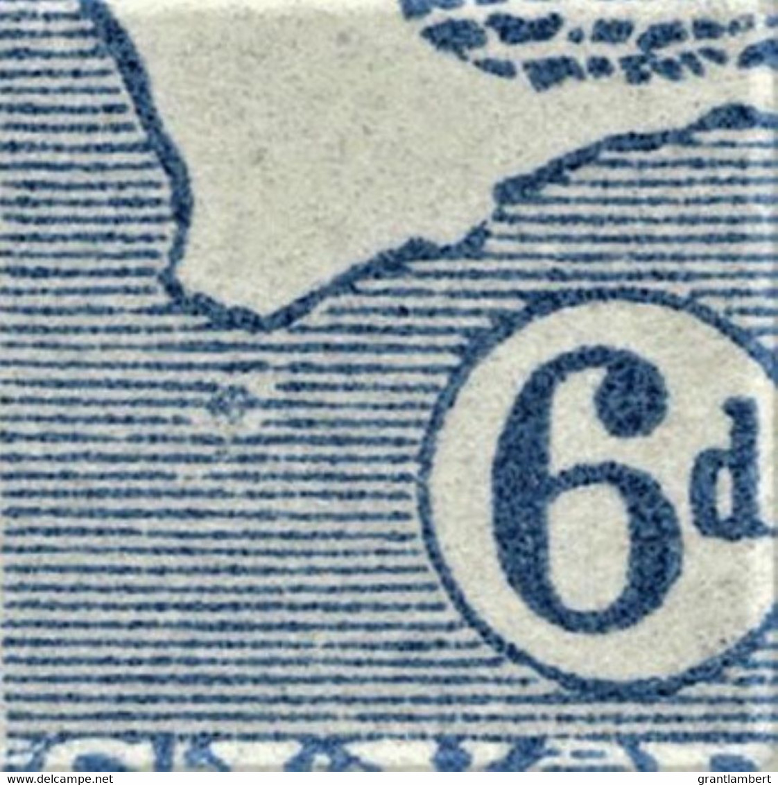 Australia 1915 Kangaroo 6d Blue Die II 3rd Watermark MH - Listed Variety - Neufs