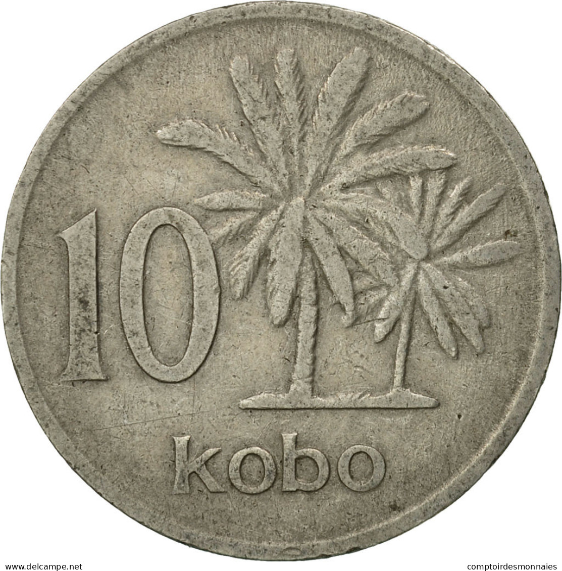 Monnaie, Nigéria, Elizabeth II, 10 Kobo, 1976, TTB, Copper-nickel, KM:10.1 - Nigeria