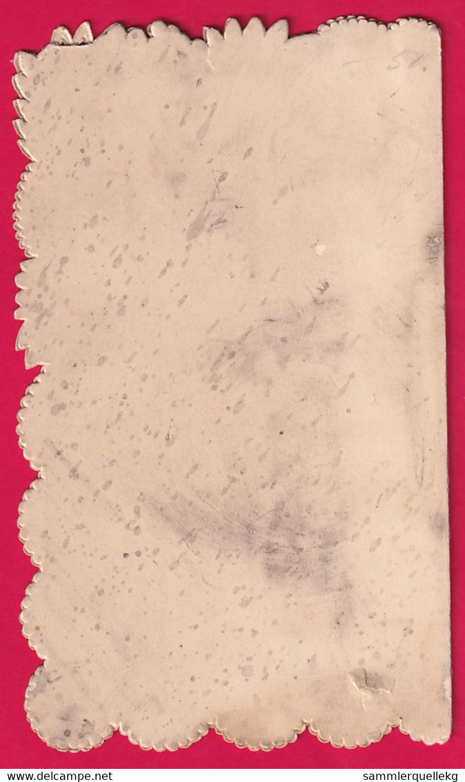 Prägekarte Aufklappbare Um Ca 1900, Die Besten Wünsche - Other & Unclassified