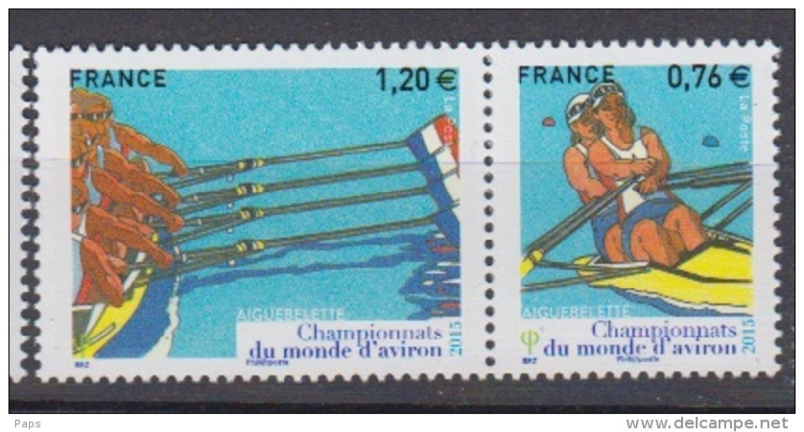 2015-N°4973/4974** CHAMPIONNAT DU MONDE D'AVIRON - Unused Stamps