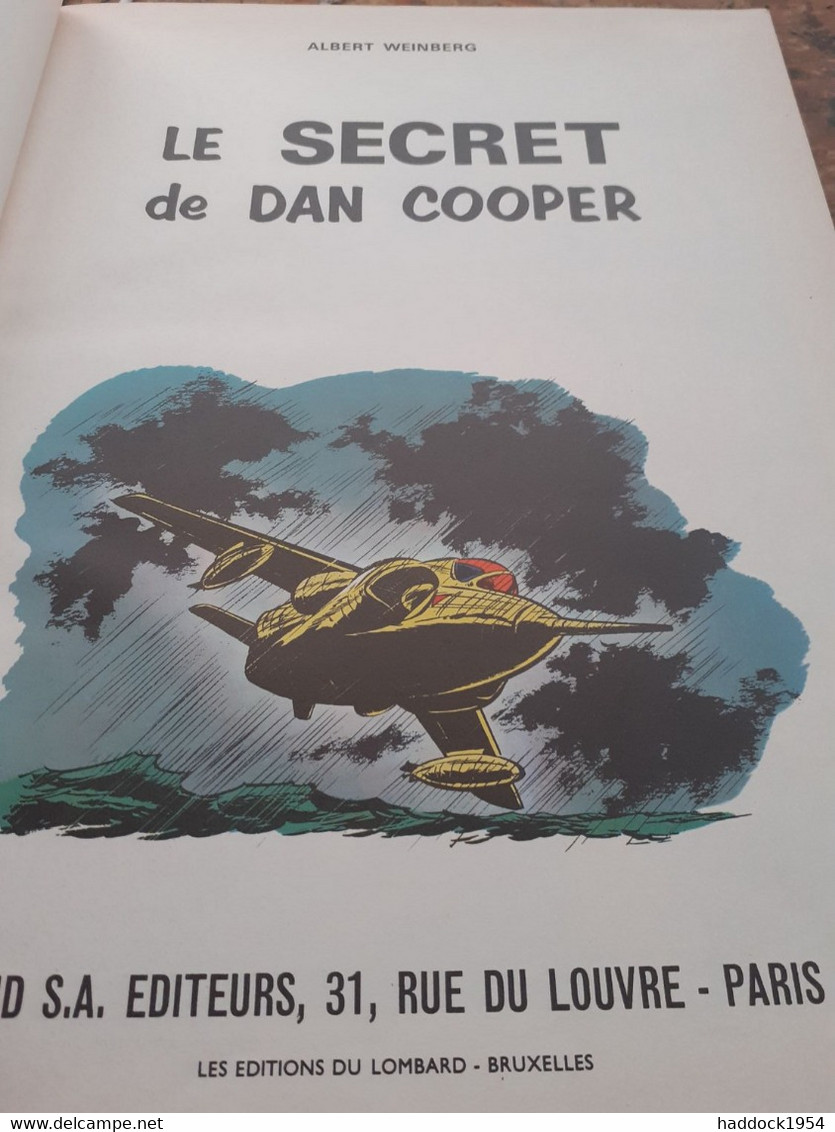 Le Secret De Dan Cooper ALBERT WEINBERG Dargaud 1965 - Dan Cooper