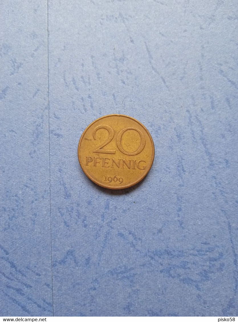 GERMANIA-20 PFENNING 1969 - 20 Pfennig