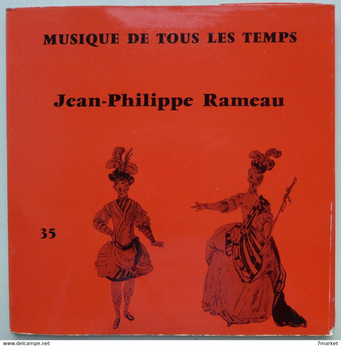 45 Tours / Musique De Tous Les Temps N°35:  - Jean Philippe Rameau Cantate Orphée / 1964 - Classical