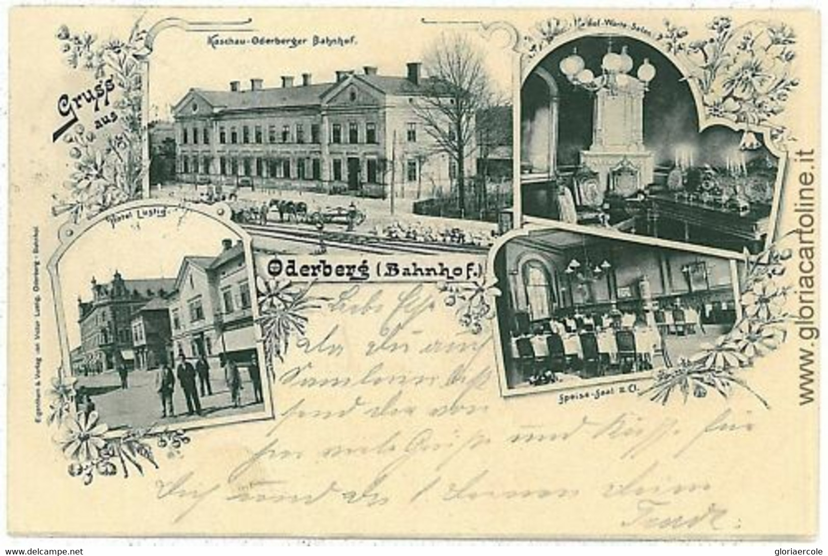 08783 - Ansichtskarten VINTAGE POSTCARD - Deutschland GERMANY -  Gruss Aus ODERBERG 1906 - Oderberg