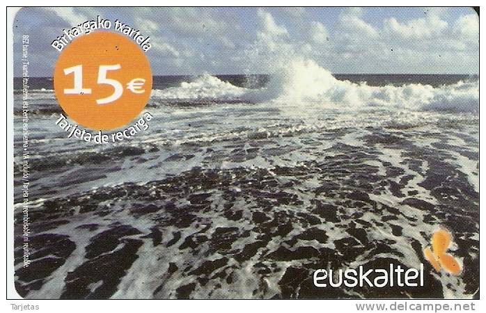 TARJETA DE ESPAÑA DE EUSKALTEL MOVIL DE 15 EUROS  FECHA 1/12/2009 - Euskaltel