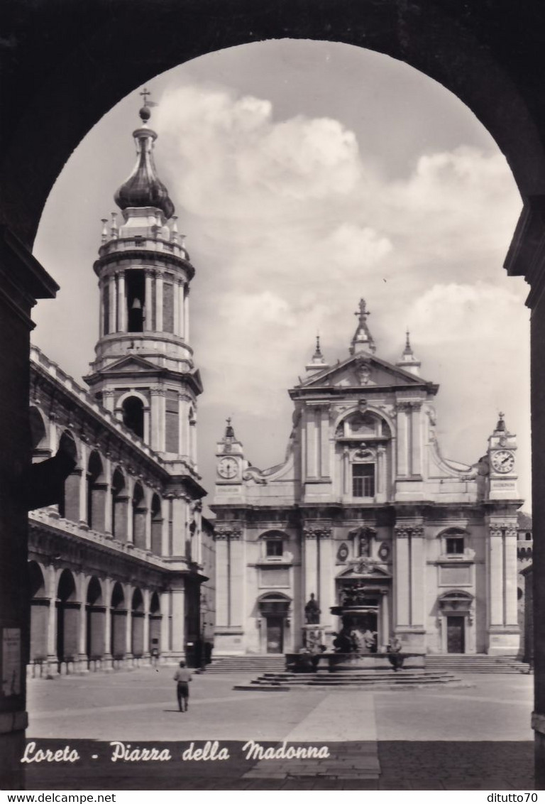 Loreto - Piazza Della Madonna - Formato Grande Viaggiata  – RM - Ancona