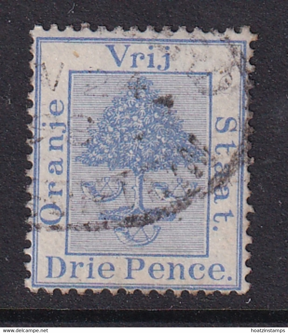 Orange Free State: 1883/84   Orange Tree    SG51   3d     Used - Estado Libre De Orange (1868-1909)