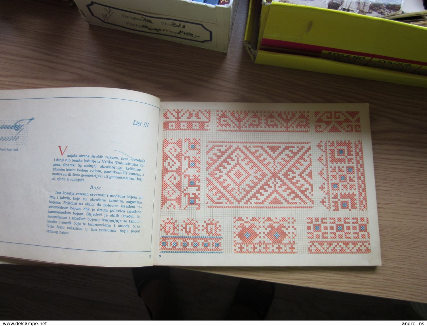 Hrvatski Narodni Vez Adela Plese Croatian Folk Embroidery 64 Pages - Slav Languages