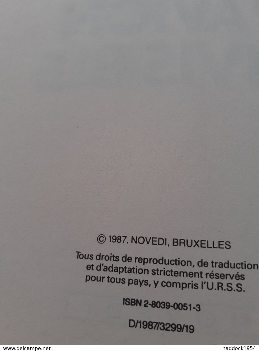 L'avion Invisible ALBERT WEINBERG Novedi 1987 - Dan Cooper