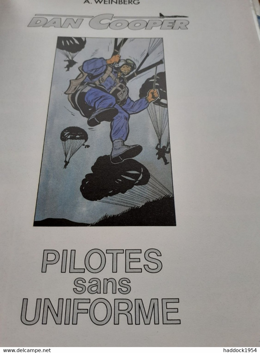 Pilotes Sans Uniforme ALBERT WEINBERG Hachette 1982 - Dan Cooper