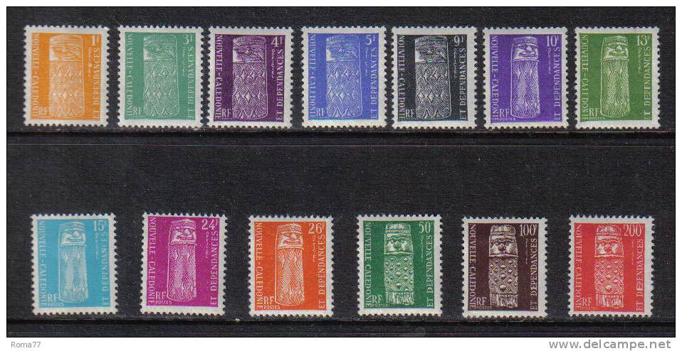 KS138 - NUOVA CALEDONIA , Serie Di Servizio N. 1/13  * Linguella - Dienstzegels