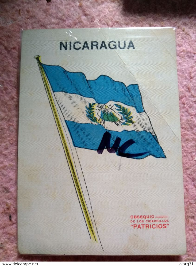 Nicaragua.cromos (3) No Postcard.flag.patricios Cig.el Perú Cig.card.roldan.president.flag.coin.map.eucalol Soap Cromo - Nicaragua