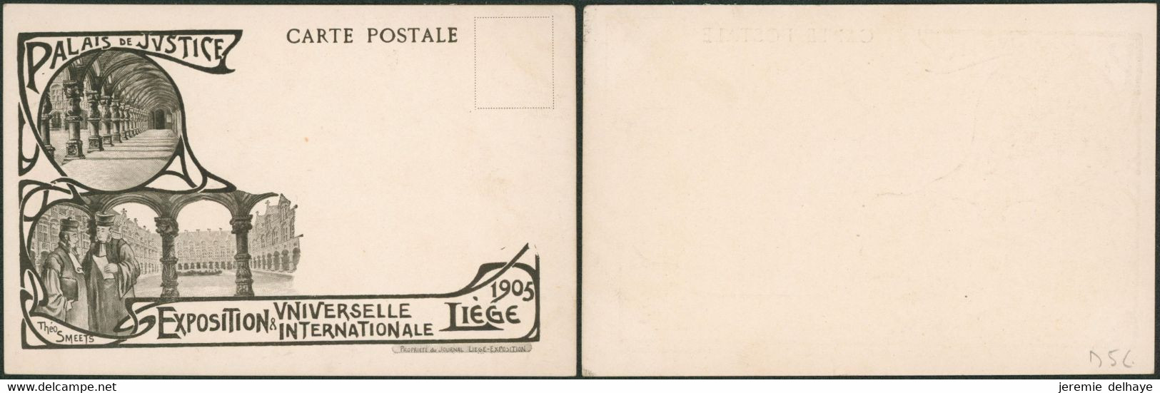 Carte Postale - Exposition Universelle & Internationale De Liège 1905 : Palais De Justice - Liege