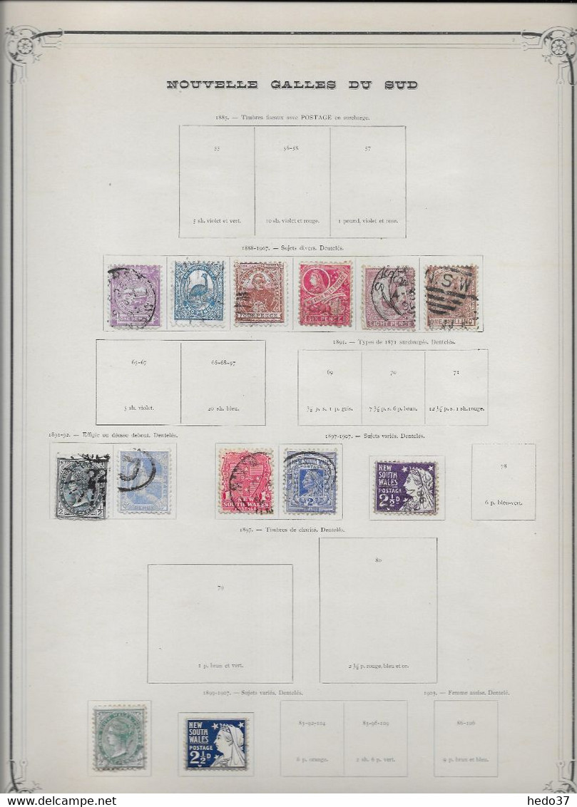 Nouvelles Galles Du Sud - Collection Vendue Page Par Page - Oblitérés - B/TB - Used Stamps