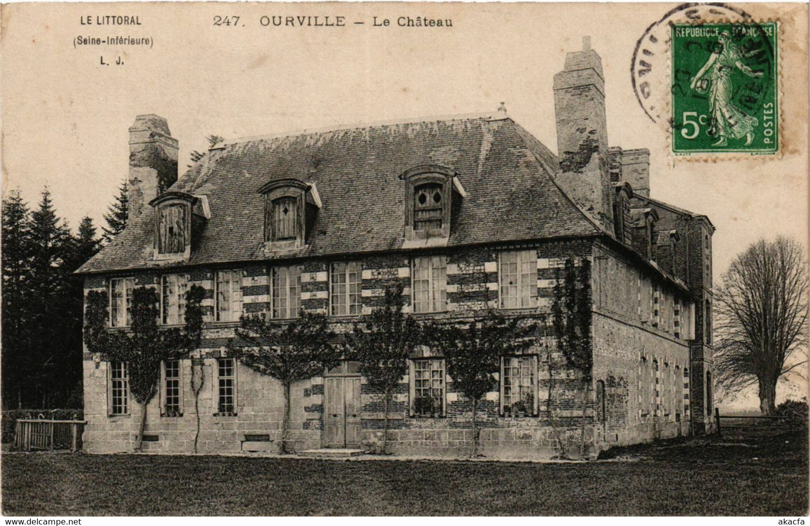 CPA AK OURVILLE Le Chateau (415762) - Ourville En Caux