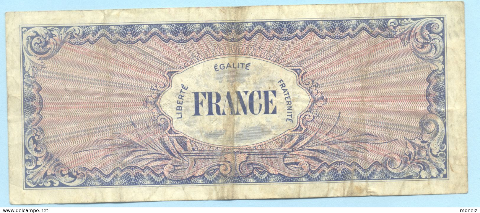 50  FRANCS 1944 VERSO FRANCE SANS  SERIE - 1945 Verso Francés