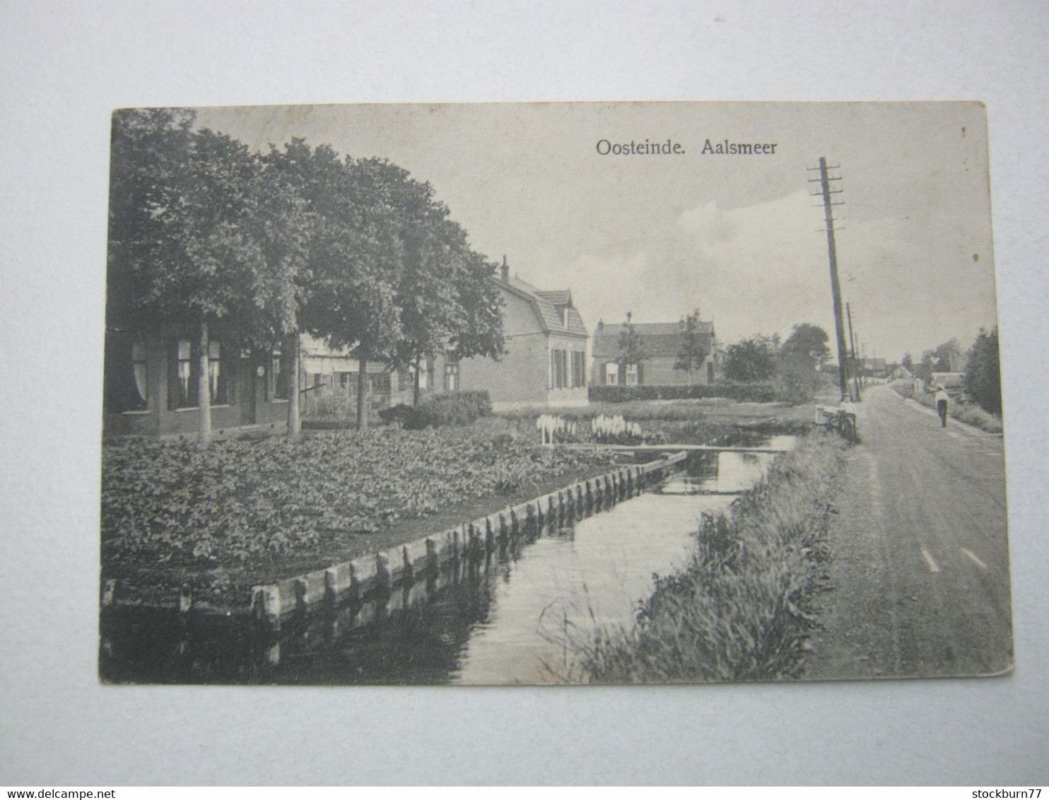 OOSTEINDE  ,   Straat , Briefkaart - Aalsmeer