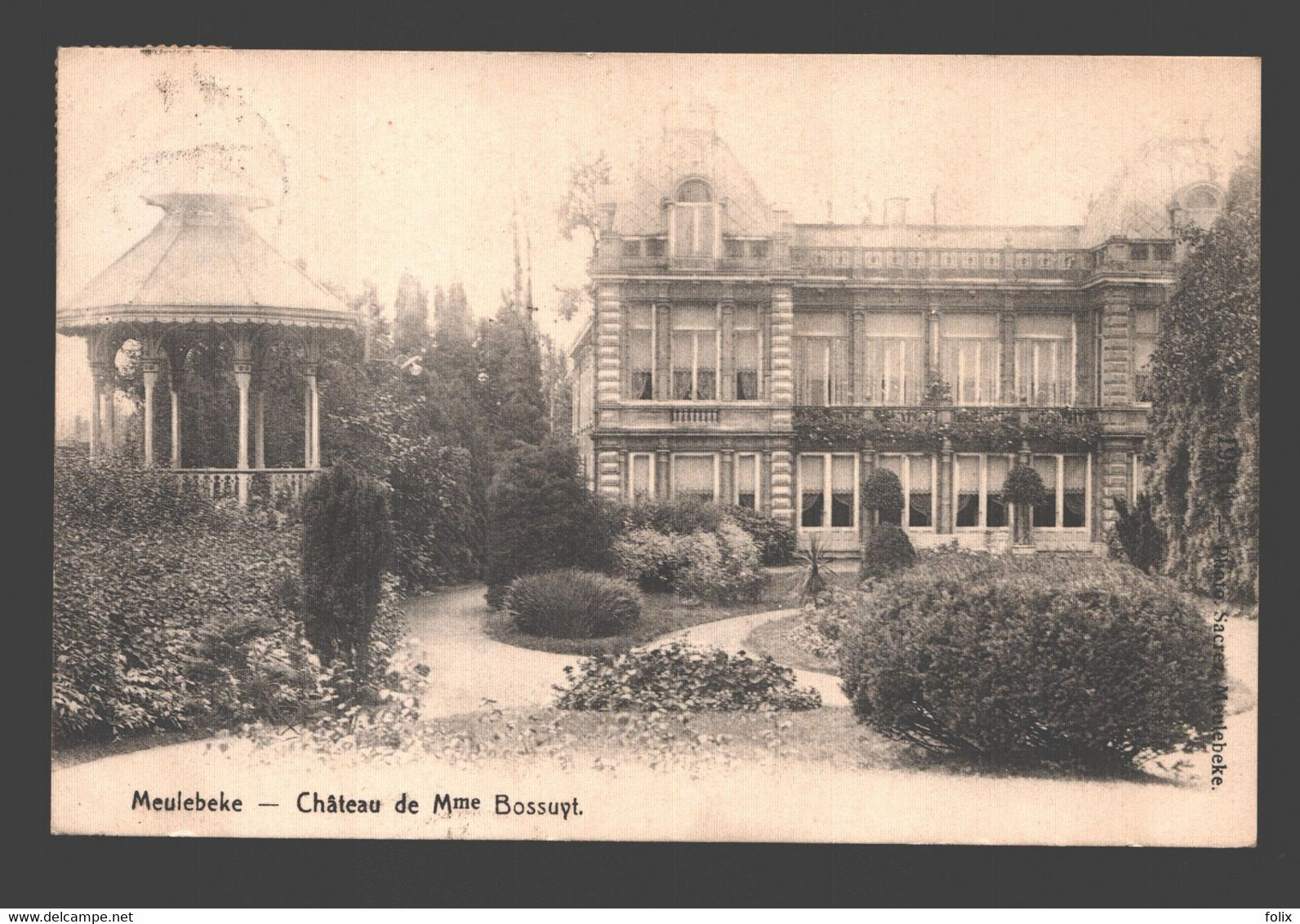 Meulebeke - Château De Mme Bossuyt - 1913 - Meulebeke