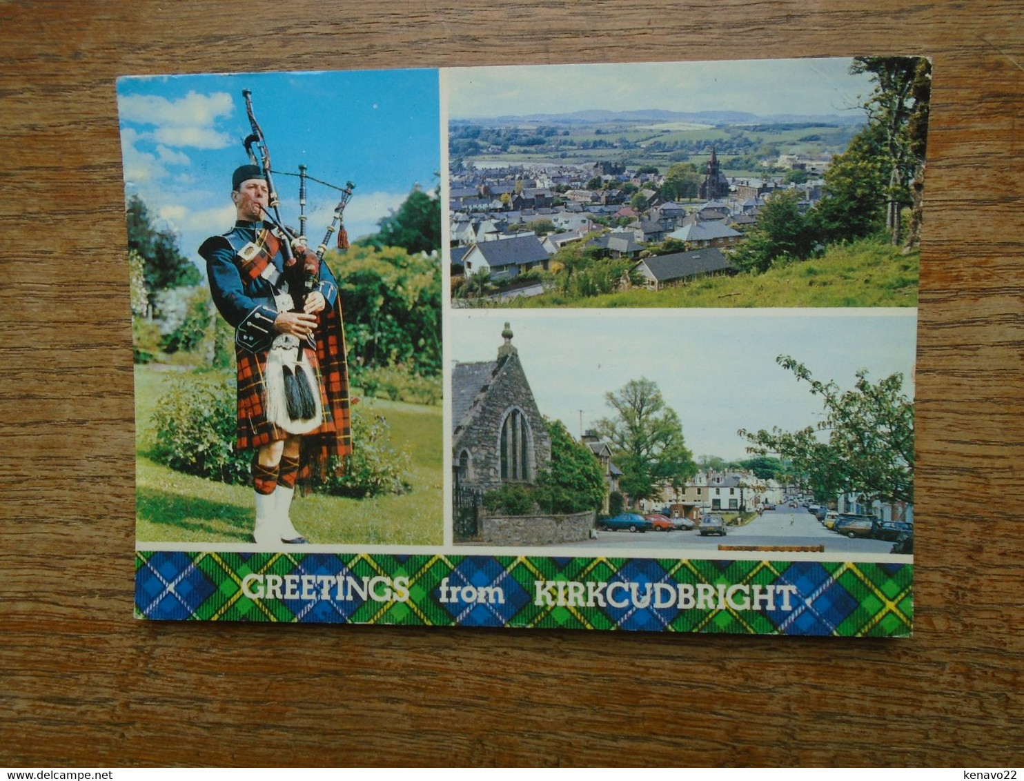 Royaume-uni , Greeting From Kirkcudbright " Beaux Timbres "" - Kirkcudbrightshire