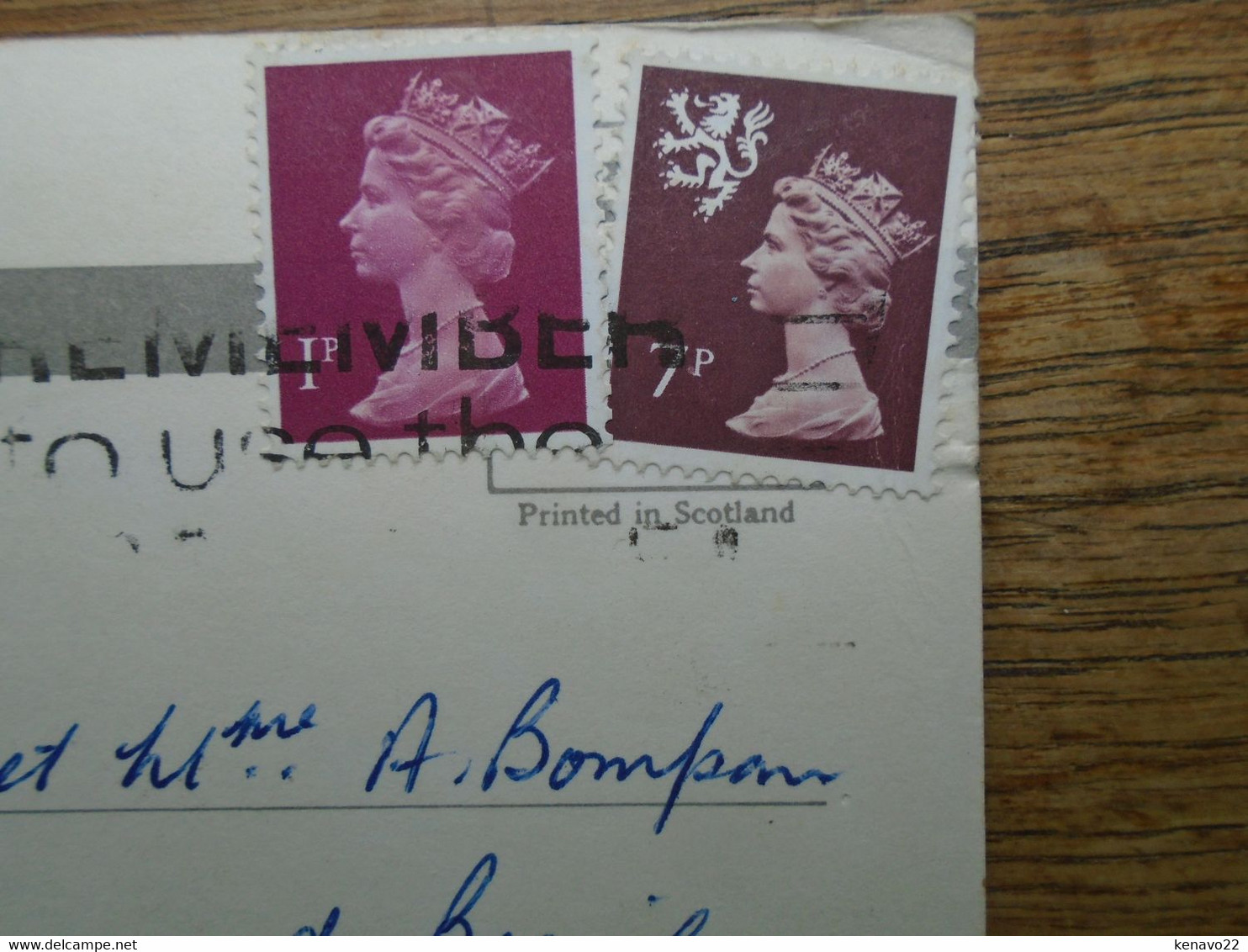 Royaume-uni , Greeting From Kirkcudbright " Beaux Timbres "" - Kirkcudbrightshire