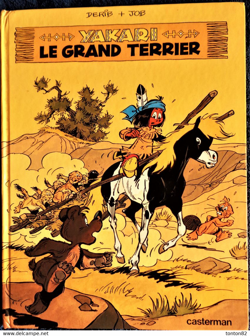 Derib + Job - YAKARI N° 10 - Le Grand Terrier - Casterman - (  1984  ) . - Yakari