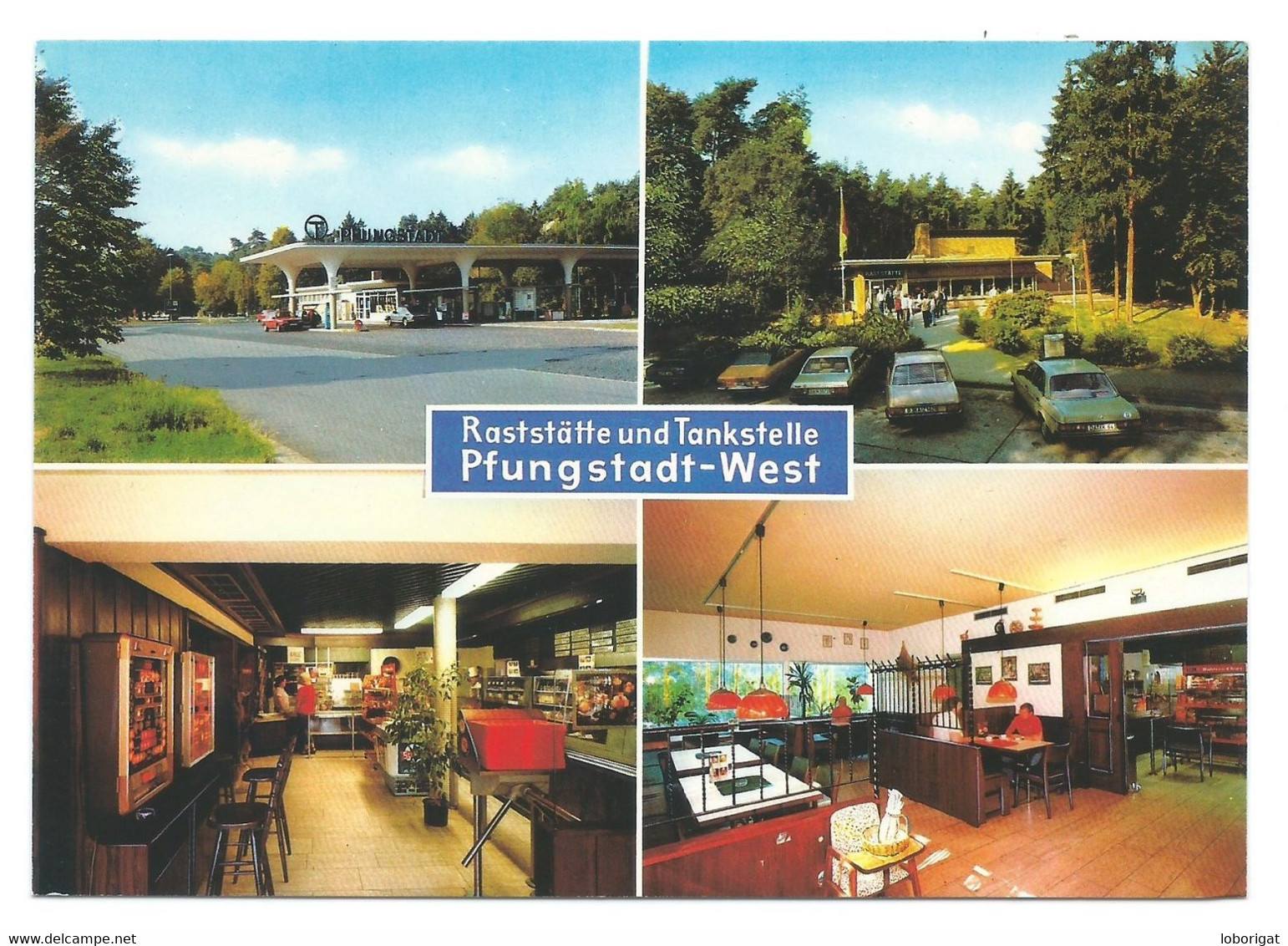 RASTSTÄTTE UND TANKSTELLE.- PFUNGTADT - WEST.- ( ALEMANIA ) - Pfungstadt