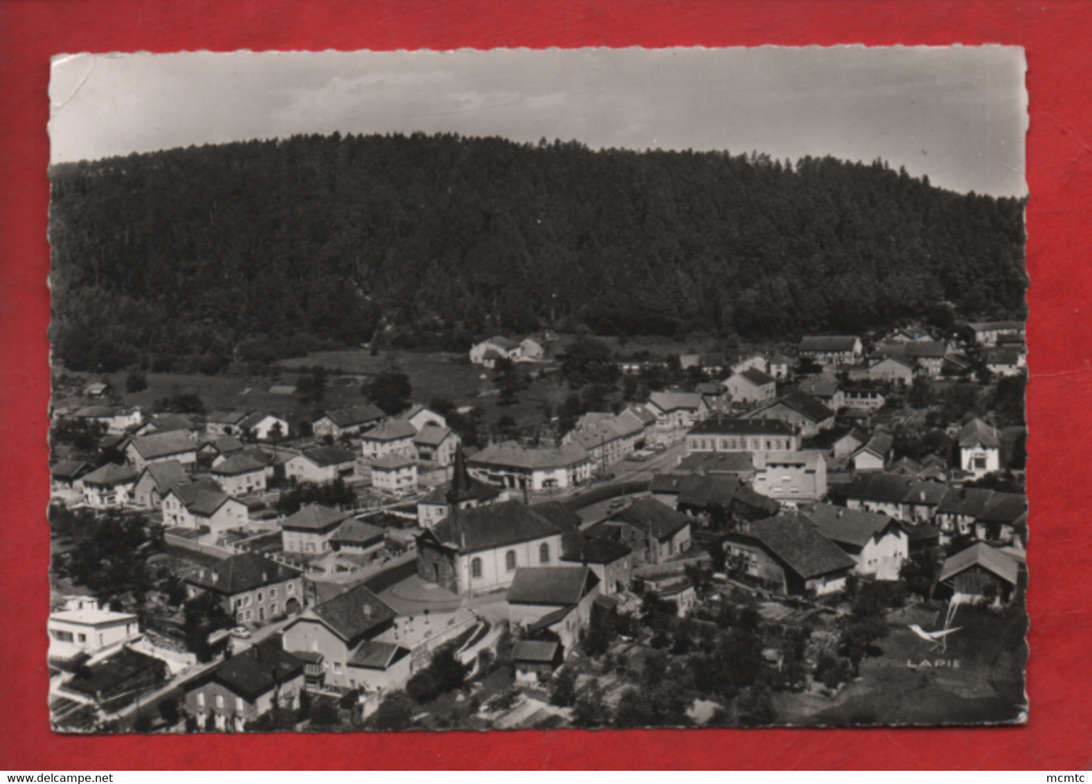 CPSM Grand Format -  En Avion Au Dessus De...Brouvelieures -( Vosges )  Vue Générale - Brouvelieures