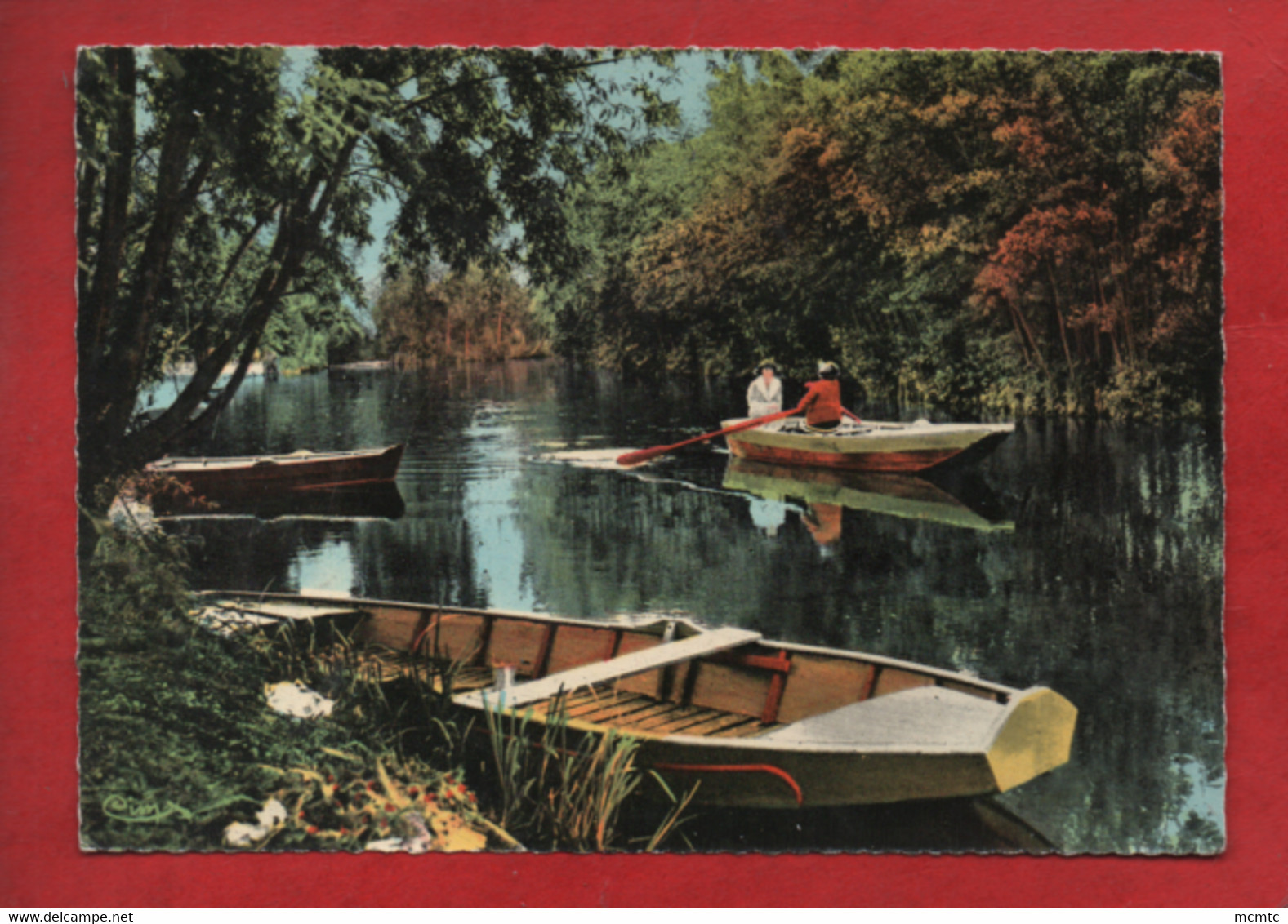 CPSM Grand Format - Bray Sur Somme -(Somme) - Un Coin De Somme - Hôtel Restaurant Du Port - Bray Sur Somme