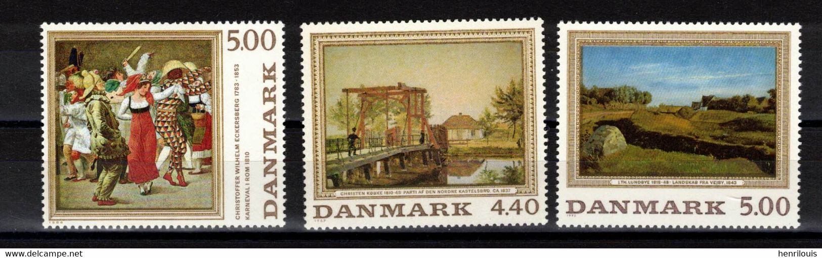 DANEMARK Timbres Neufs **   ( Ref 1364  C ) Art - Peinture - Neufs