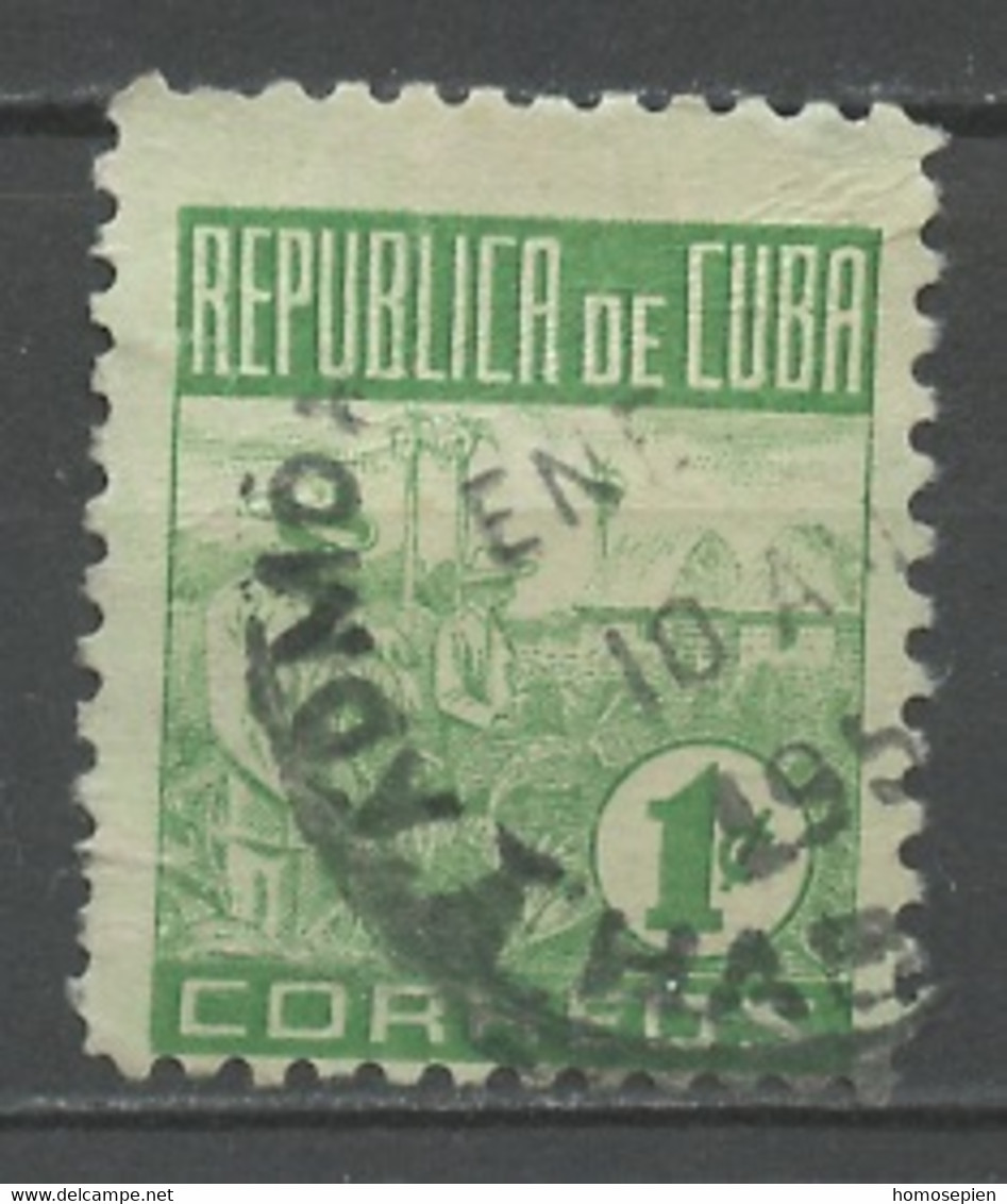 Cuba - Kuba 1948 Y&T N°314 - Michel N°226 (o) - 1c Récolte - Usati