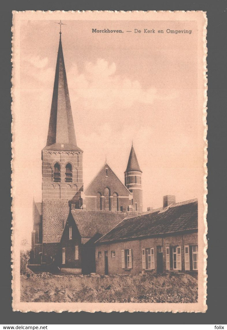 Morkhoven / Morckhoven - De Kerk En Omgeving - Herentals