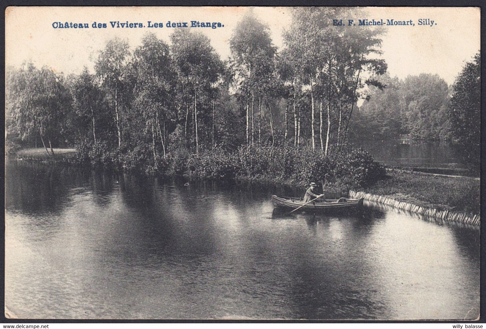 +++ CPA - SILLY - Château Des Viviers - Les Deux Etangs  // - Silly