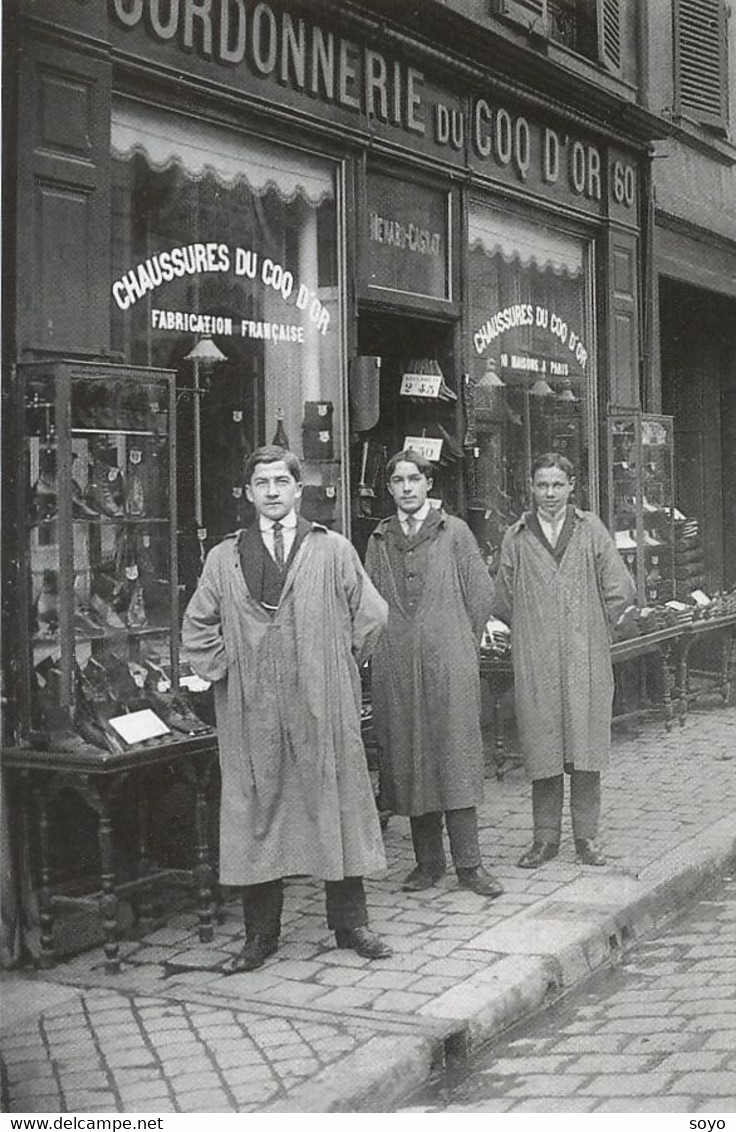 Cordonnerie Du Coq D' Or Bourges Fabrique Chaussures . Reproduction Tirage Limité 500 EX.  Shoemaker - Shopkeepers