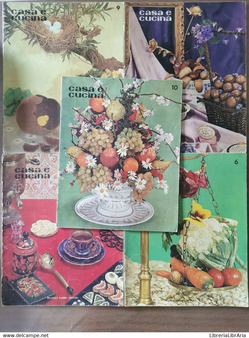 Rivista Casa E Cucina 11 Volumi - AA. VV. - 1964 - AR - Casa, Giardino, Cucina