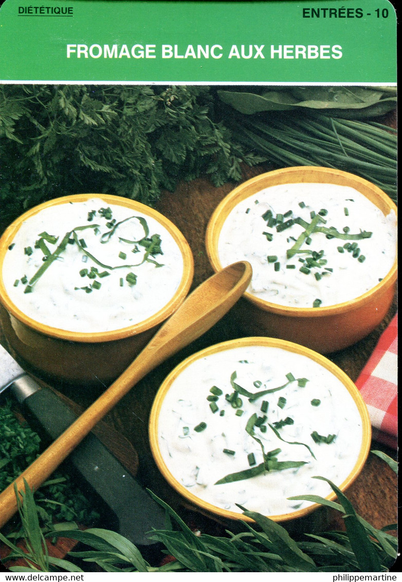 Fromage Blanc Aux Herbes - Recepten