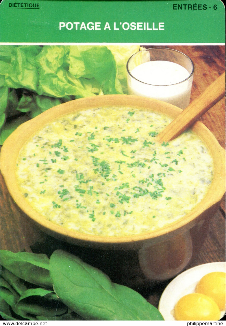 Potage à L'oseille - Küche & Rezepte