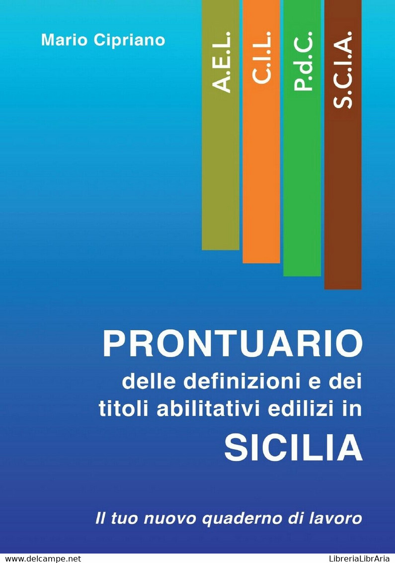 Prontuario Delle Definizioni E Dei Titoli Abilitativi Edilizi In Sicilia - Taalcursussen