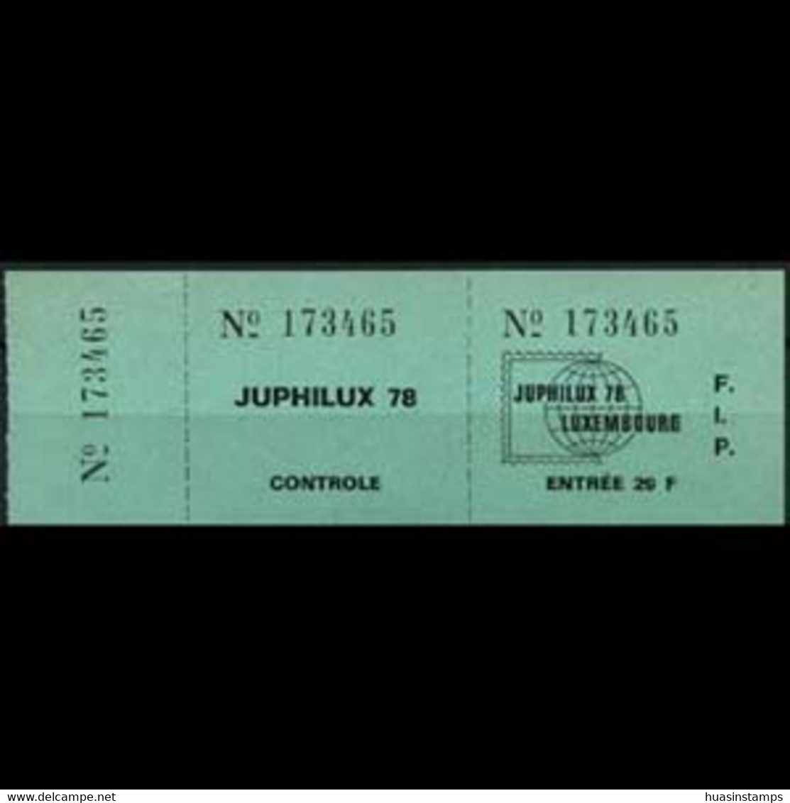 LUXEMBOURG 1978 - Admission Ticket-Phil.Exhib. - Andere & Zonder Classificatie