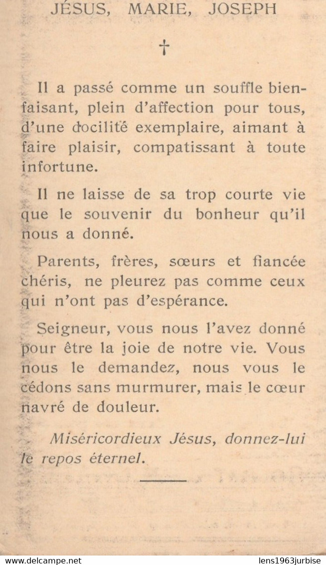 ABL , Jean Chaput , Né à Strépy Le 1er Octobre 1911 , Furnes Le 28 Mai 1940 - Décès