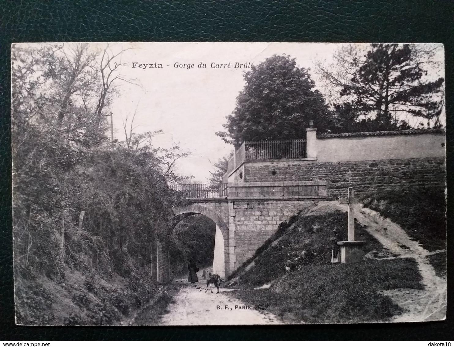 69, Feysin  , La Gorge Du Carré Brûlé En 1917 - Feyzin