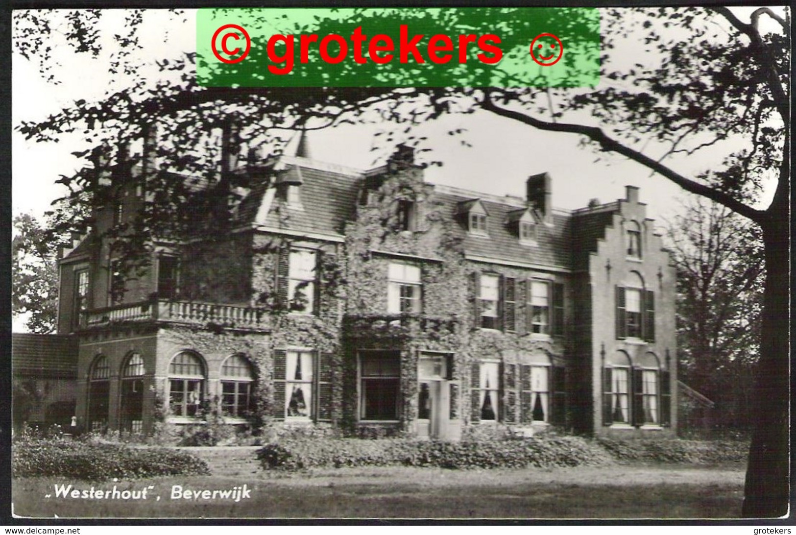 BEVERWIJK Landhuis Westerhout 1958 - Beverwijk