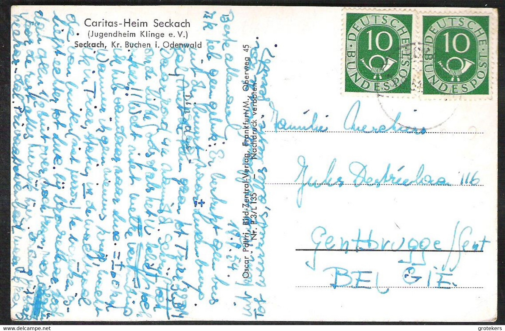 SECKACH Caritas-Heim 1954 - Buchen