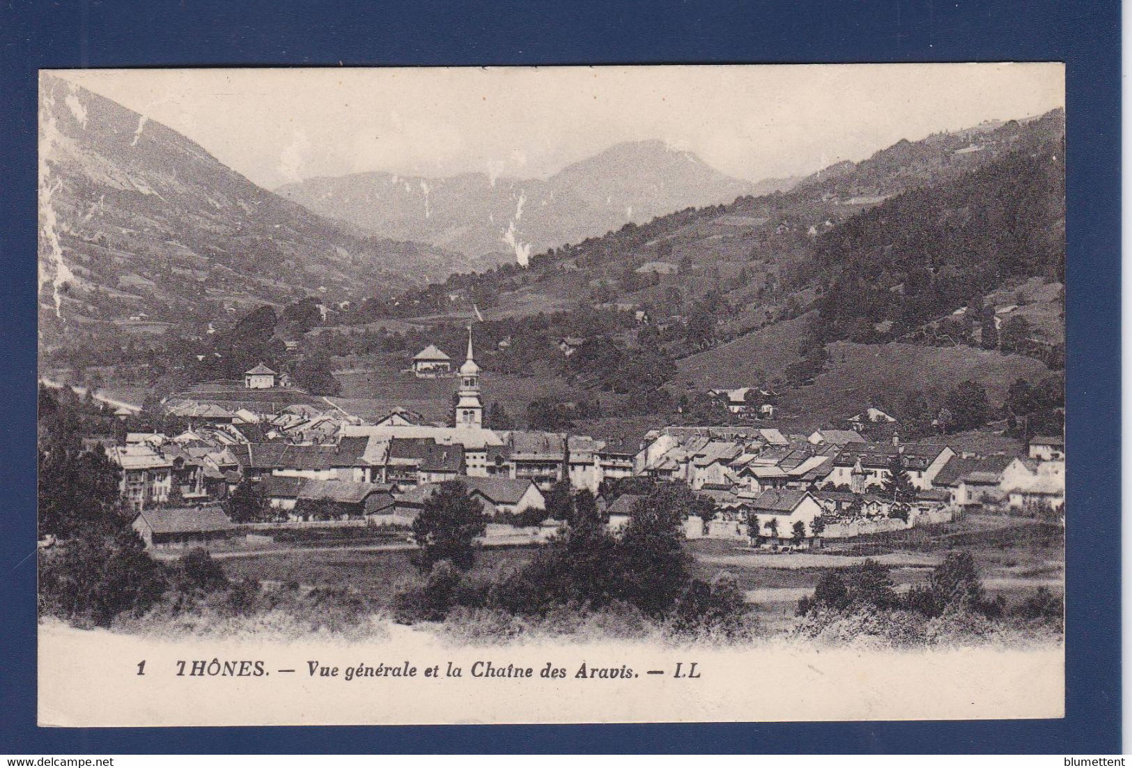 CPA [74] Haute Savoie > Thônes écrite - Thônes