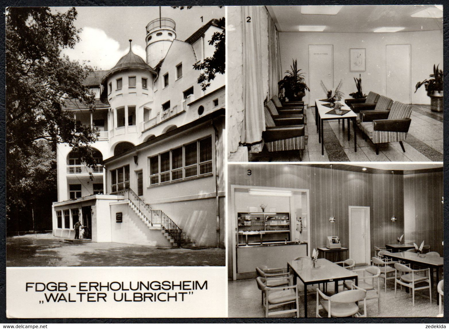 F0735 - Koserow FDGB Heim Walter Ulbricht - Bild Und Heimat Reichenbach - Wolgast