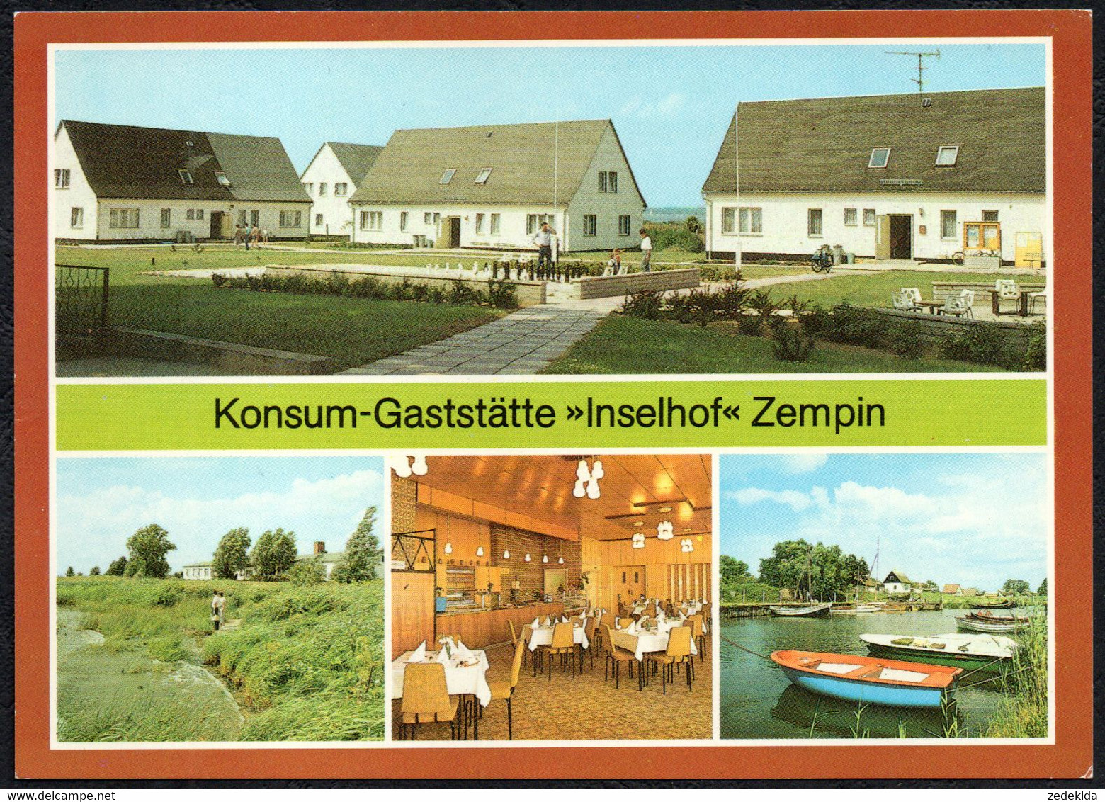 B4785 - TOP Zempin Konsum Gaststätte Inselhof - Bild Und Heimat Reichenbach - Wolgast